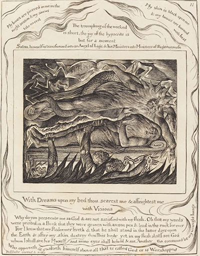 Job's Evil Dreams William Blake